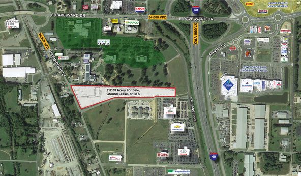 Land for Sale, Ground Lease, or BTS: 600 Tommy Lewis Dr, Conway, AR 72034